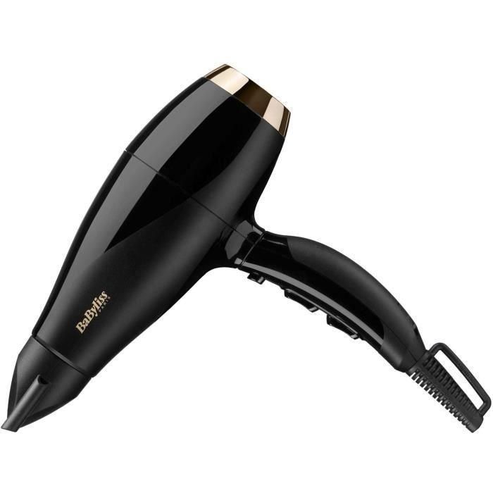 BABYLISS 6714E - Secador de pelo Super Pro 2300W - 3 temperaturas / 2 velocidades - Velocidad del aire 120 km / h - Botón de aire frío 1