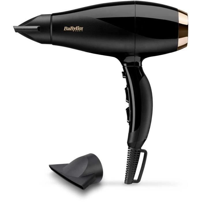 BABYLISS 6714E - Secador de pelo Super Pro 2300W - 3 temperaturas / 2 velocidades - Velocidad del aire 120 km / h - Botón de aire frío 4