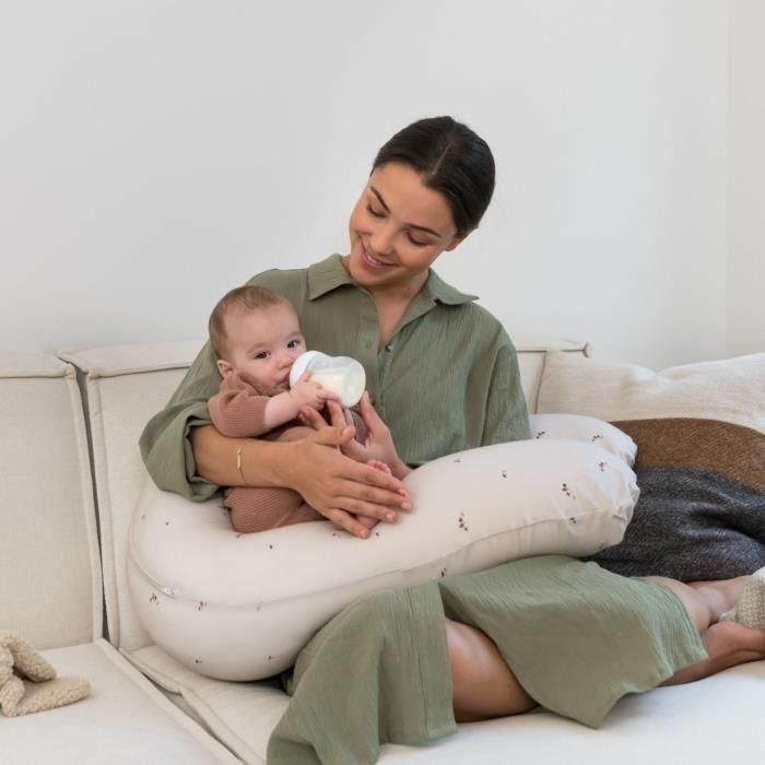 Almohada de maternidad y lactancia doomoo Buddy: comodidad óptima para mamá y bebé, hongos 2