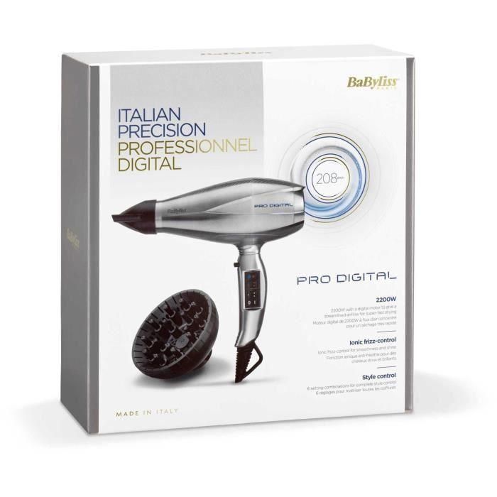 Secador de pelo - BABYLISS Pro Digital 6000E 2