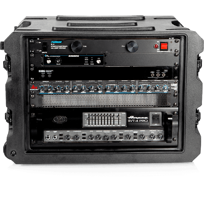 Gator Rack Flightcase G-Pro para 8 Unidades - 19" (Con Ruedas)