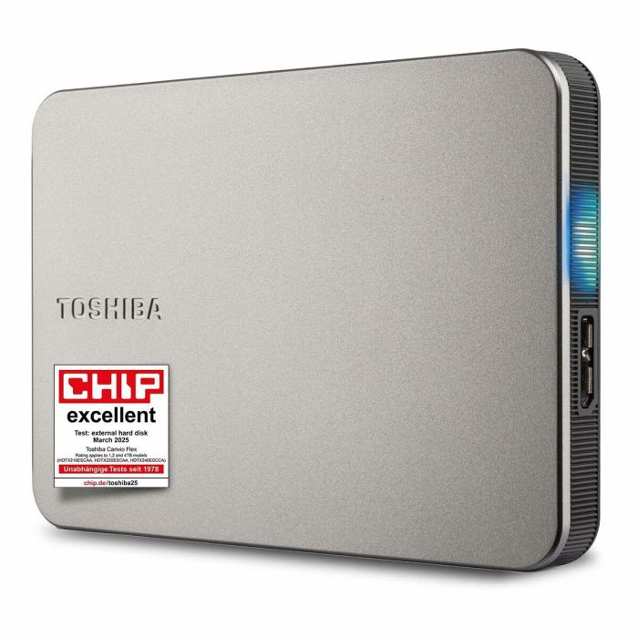 Disco Duro Externo Toshiba HDTX210ESCAA 1 TB HDD Plateado Magnética 0 Disco Duro Externo Toshiba HDTX210ESCAA 1 TB HDD Plateado Magnética 0