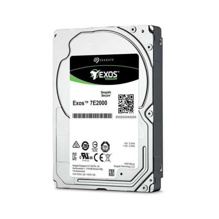 Seagate Disco Duro Exos 7E2000 1TB 128MB SATA 6 Gb/s 7200RPM 2.5" para Centros de Datos