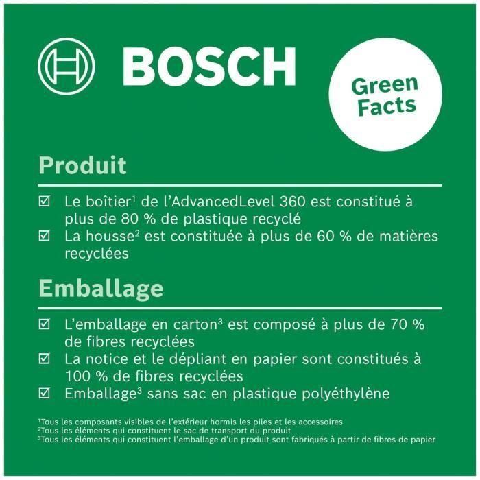 Láser de línea AdvancedLevel 360 de Bosch (láser de 3 líneas con láser de 360° para alineación en toda una habitación, en caja 2 Láser de línea AdvancedLevel 360 de Bosch (láser de 3 líneas con láser de 360° para alineación en toda una habitación, en caja 2