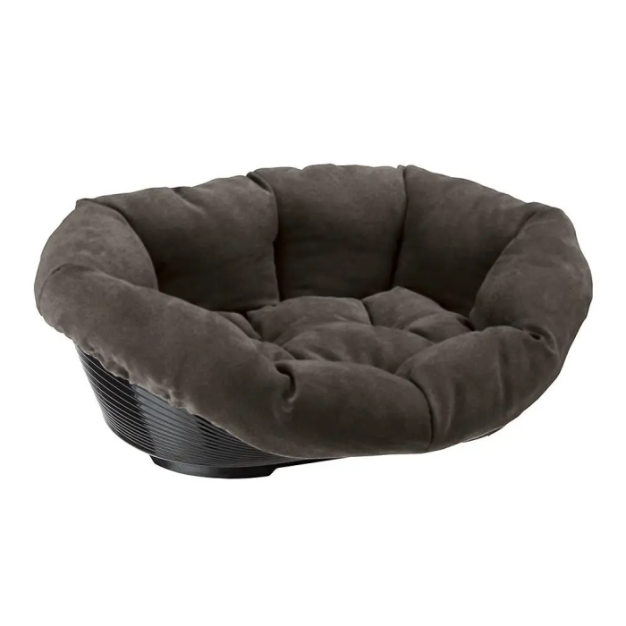 Ferplast Cama Plastico Cojin Perro Gato Sofa Prestige 4 gris