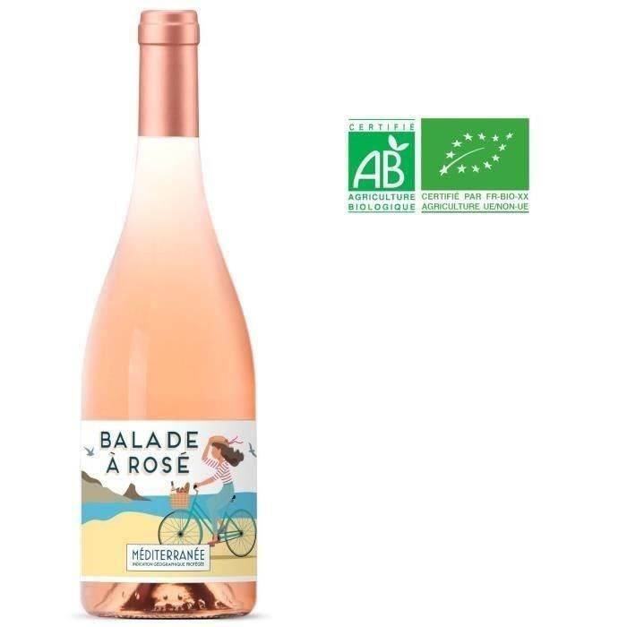 Balade a Rosé 2022 IGP Méditerranée - Vino rosado de Provenza - Ecológico