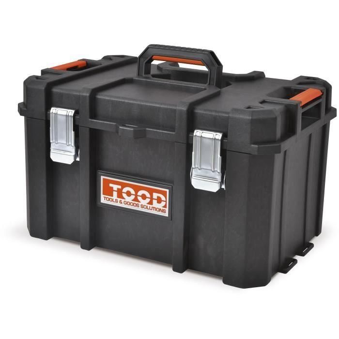 Maletín de herramientas TOOD impermeable con separadores para herramientas, 53 x 37 x 31 cm Maletín de herramientas TOOD impermeable con separadores para herramientas, 53 x 37 x 31 cm