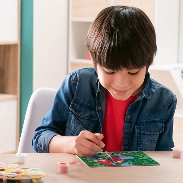 CreArt Kids - Loros (31 x 21 cm), kit de pintura por números, a partir de 7 años, 25854, Ravensburger 5 CreArt Kids - Loros (31 x 21 cm), kit de pintura por números, a partir de 7 años, 25854, Ravensburger 5