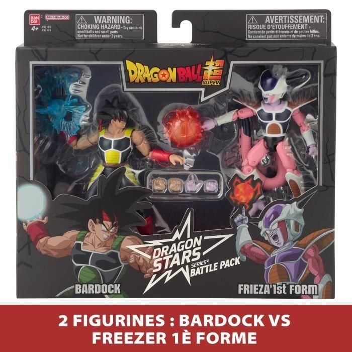 Figura Dragon Stars - BANDAI - Dragon Ball Battle Pack Bardock vs Freezer 1st Form 17 cm 2