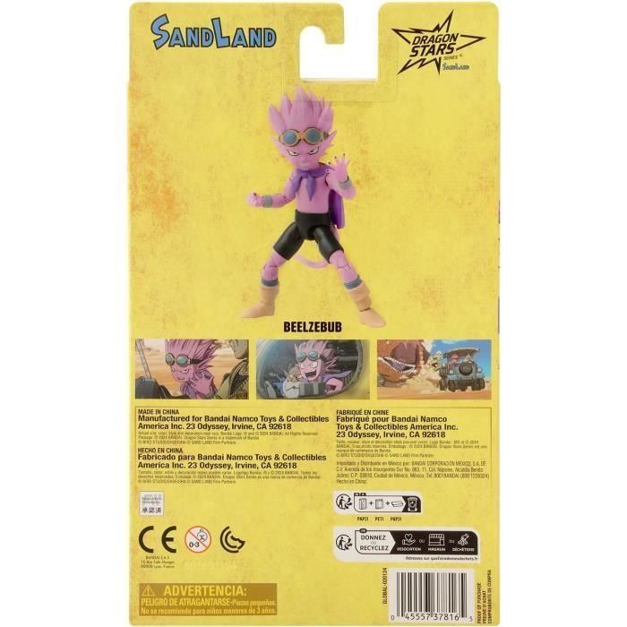 Figura - BANDAI - Sand Land Dragon Stars Beelzebub - 17 cm, articulada 5
