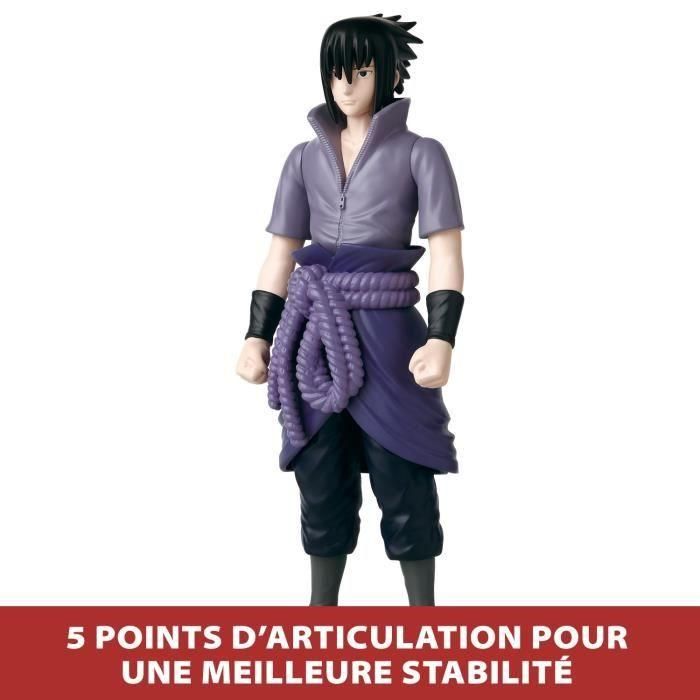 Figura articulada grande - BANDAI - Anime Heroes - Naruto Shippuden - Mega Figura Anime Heroes 30 cm - Sasuke Uchiha 3