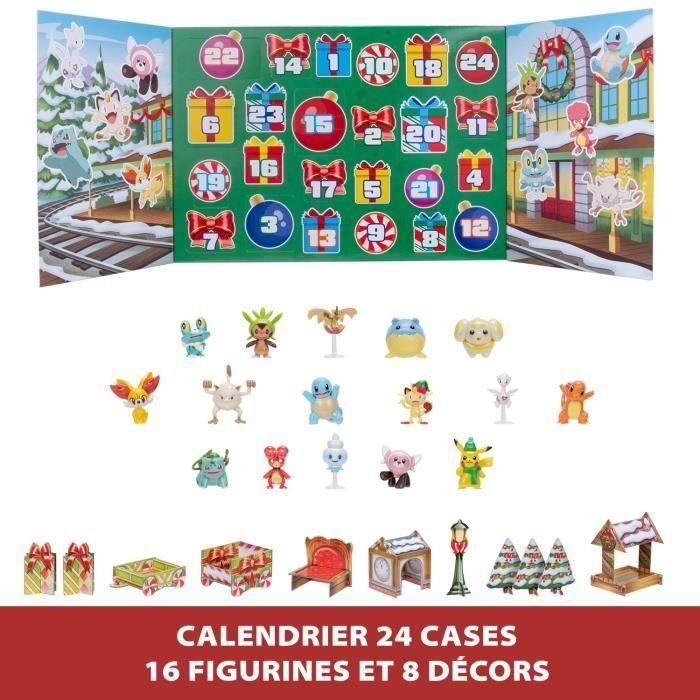 Calendario de Adviento Bandai Pokémon 39 Piezas 2