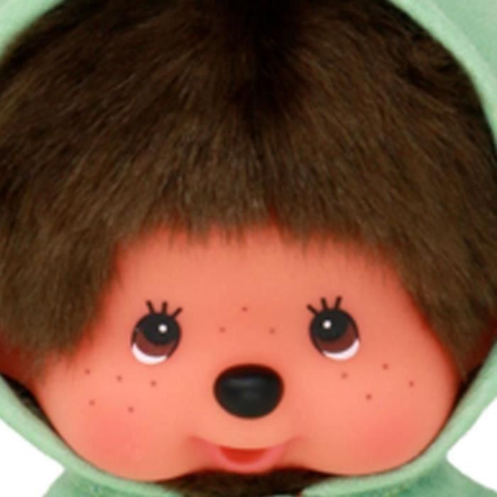 Peluche Dinosaurio Monchhichi - BANDAI - 20 cm - Peluche suave 3