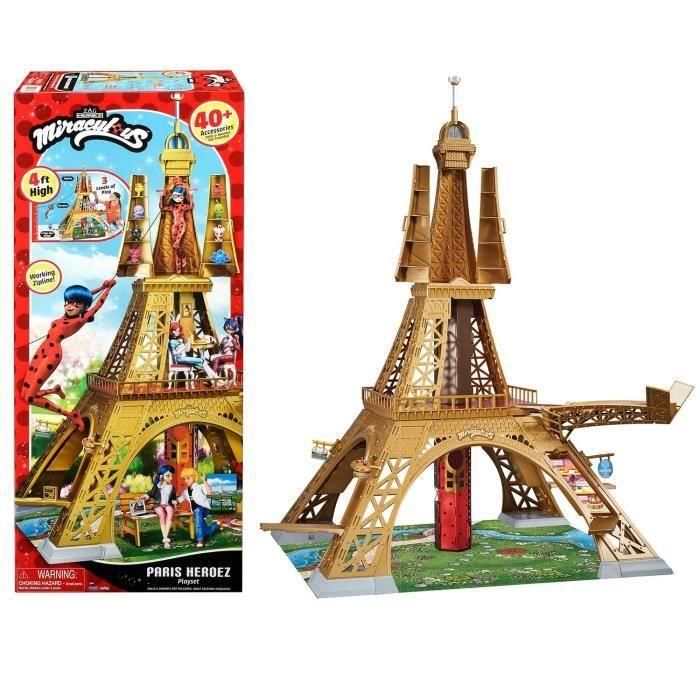 Playset de lujo Paris - BANDAI - Miraculous - Más de 1,20 m con accesorios