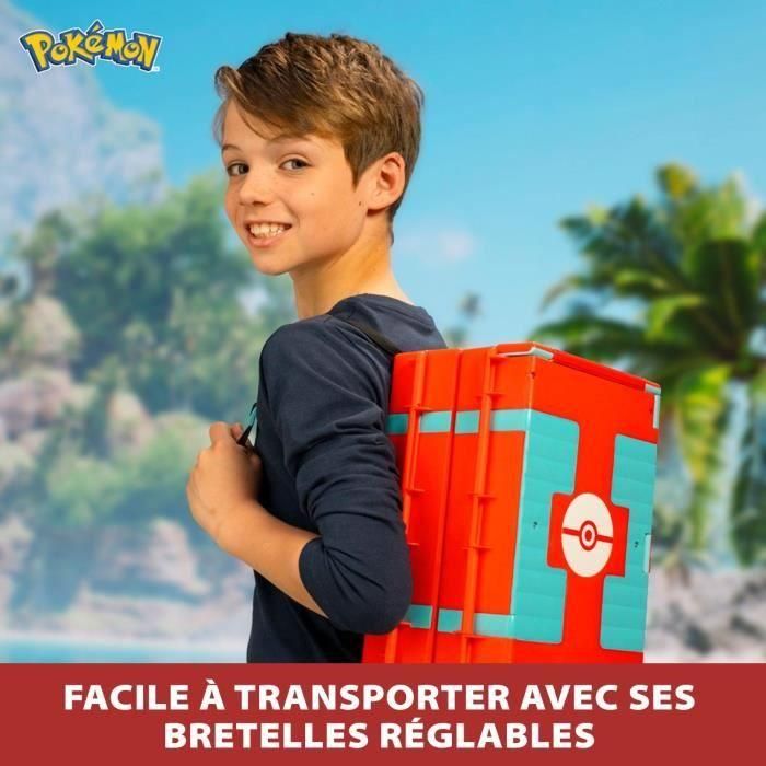 Mochila - BANDAI - Tema de playa Pokémon del entrenador - Se abre y se convierte en una súper arena 2