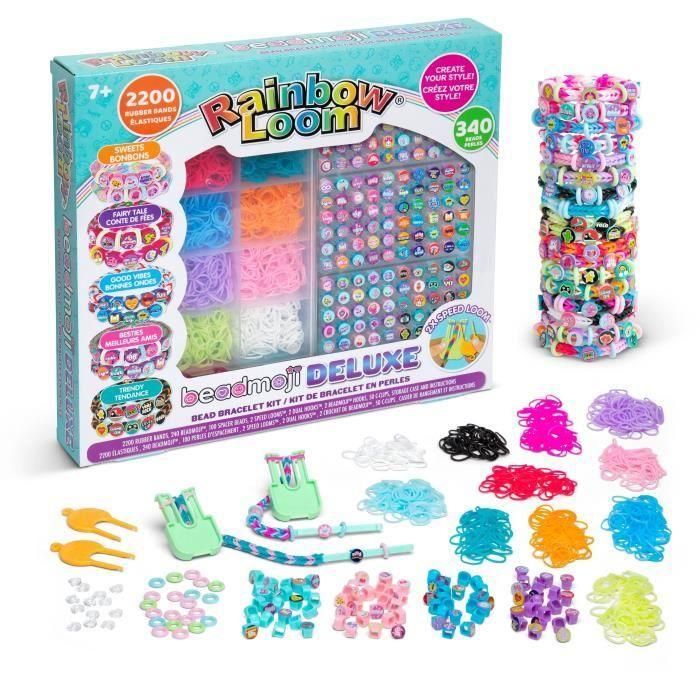 Caja - BANDAI - Rainbow Loom Beadmoji Deluxe - CD0124, para hacer multitud de pulseras Rainbow Loom 2