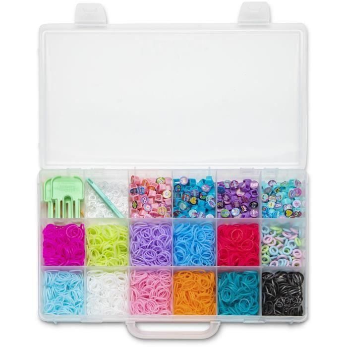 Caja - BANDAI - Rainbow Loom Beadmoji Deluxe - CD0124, para hacer multitud de pulseras Rainbow Loom 4