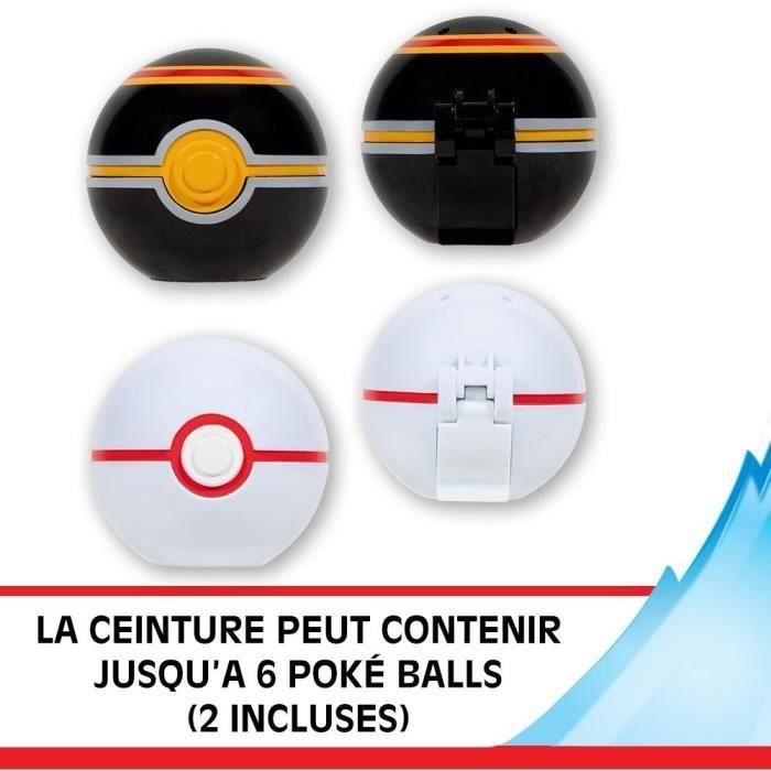 Cinturón - BANDAI - Pokémon Clip 'N' Go - 1 cinturón, 2 Poké Balls y 1 figura Salameche 5 cm 4