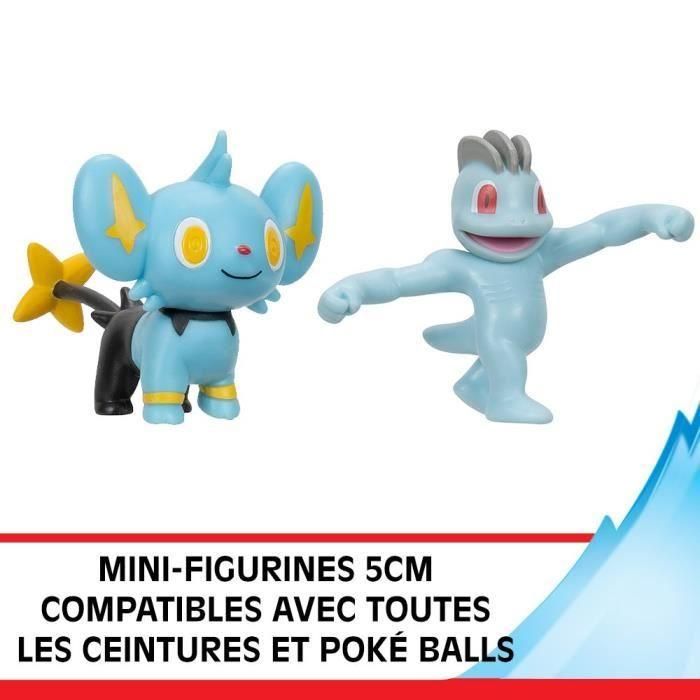 Pack 6 Figuras Pokémon - BANDAI - JW3614 - 5 cm - Batallas Pokémon 3