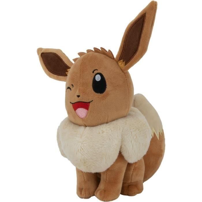 Peluche - BANDAI - Pokémon Eevee - 20 cm, pura suavidad y ternura 3