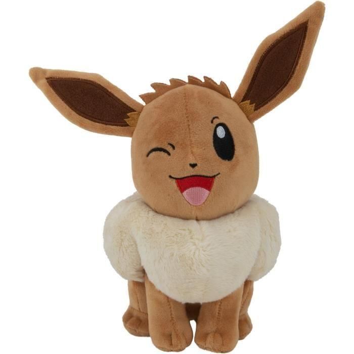 Peluche - BANDAI - Pokémon Eevee - 20 cm, pura suavidad y ternura 4