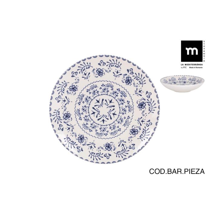 Plato Hondo Blur Monaco Brillo 21 cm - La Mediterranea (12 Unidades) Plato Hondo Blur Monaco Brillo 21 cm - La Mediterranea (12 Unidades)