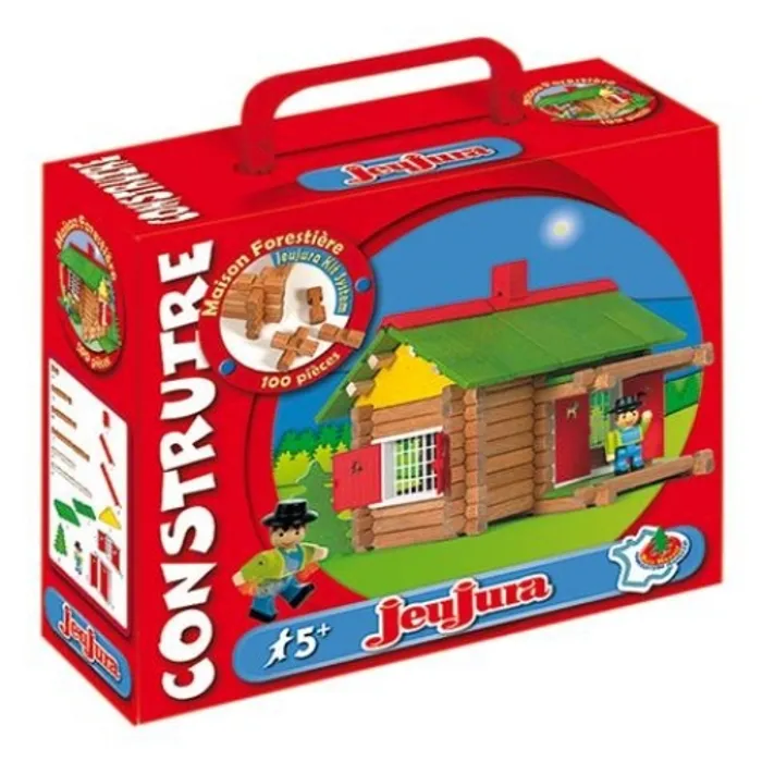 Jeujura My Wooden Chalet 100 Piezas Conjunto de Construcción en Madera Natural y Teñida para Mayores de 5 Años 3 Jeujura My Wooden Chalet 100 Piezas Conjunto de Construcción en Madera Natural y Teñida para Mayores de 5 Años 3