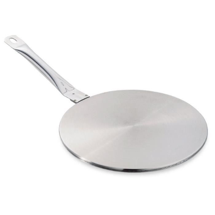 Sartén para Crepes Baumalu Plateado Metal Acero Inoxidable Ø 20 cm 1