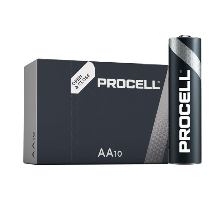 Duracell Pila Alcalina Procell AA - LR06 1,5V Caja 10 Unid. Ø14,5x50,5mm