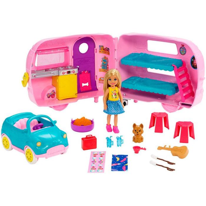 Caravana De Chelsea Barbie Fxg90 Mattel Caravana De Chelsea Barbie Fxg90 Mattel