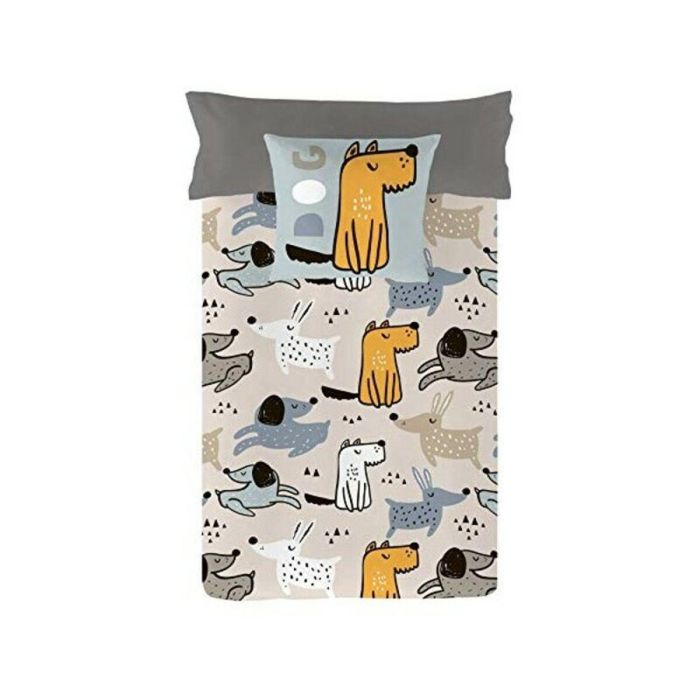 Funda Nórdica Costura Dogs Cama de 90 (150 x 220 cm)