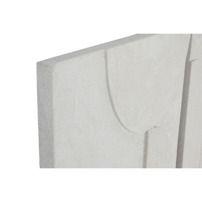 Decoración de Pared Home ESPRIT Blanco Moderno 80 x 5 x 120 cm (2 Unidades) 3 Decoración de Pared Home ESPRIT Blanco Moderno 80 x 5 x 120 cm (2 Unidades) 3