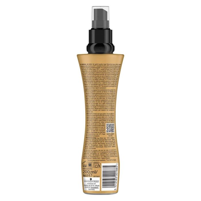 Schwarzkopf Got2b Guardian Angel Spray Protector Térmico para Todo Tipo de Cabello 220ºC 200 ml 1