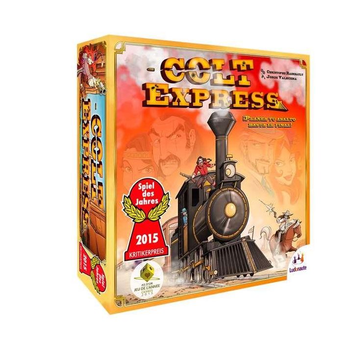 Ludonaute Juego de Mesa Colt Express - Estrategia para Convertirse en el Bandido más Rico del Salvaje Oeste, 2-6 Jugadores 10+ Años 2