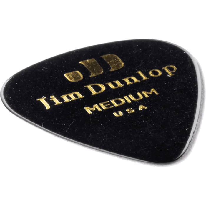 Dunlop Pack 12 Púas Genuine Celluloid Classic Negro - Medium 2