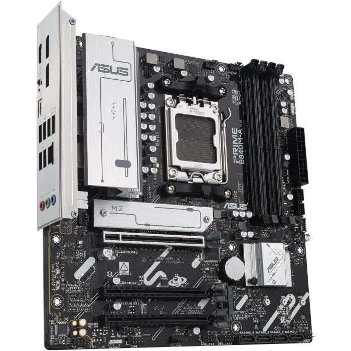 ASUS PRIME B840M-A-CSM Placa Base AMD AM5, Ryzen 7000/8000/9000 Series, DDR5 192GB, mATX, 2.5G Ethernet 3