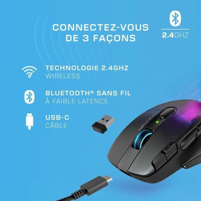 Turtle Beach TUR0731855711000 Kone XP Air Ratón gaming inalámbrico con estación de carga, Negro. 2 Turtle Beach TUR0731855711000 Kone XP Air Ratón gaming inalámbrico con estación de carga, Negro. 2