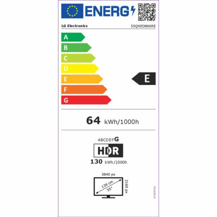 LG 55QNED866RE Televisor QNED MiniLED 55 pulgadas 4K Ultra HD Smart TV WebOS 100Hz HDR Dolby Atmos Procesador a7 AI Gen6 1 LG 55QNED866RE Televisor QNED MiniLED 55 pulgadas 4K Ultra HD Smart TV WebOS 100Hz HDR Dolby Atmos Procesador a7 AI Gen6 1