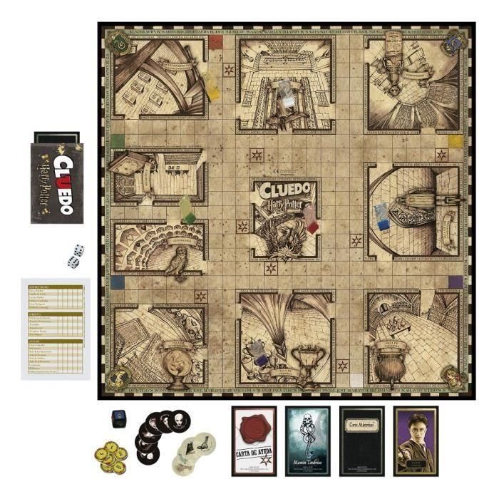 Juego Cluedo Harry Potter En Francés F1240 Hasbro 1 Juego Cluedo Harry Potter En Francés F1240 Hasbro 1