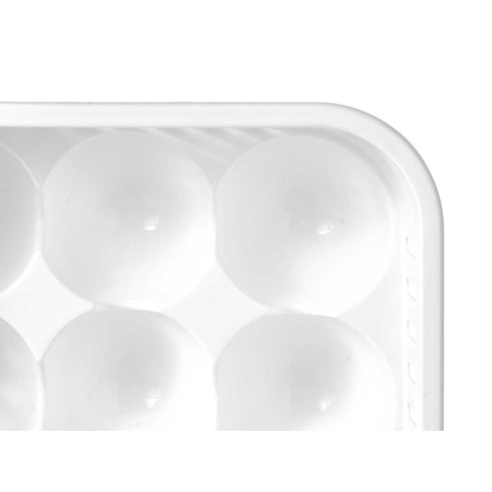 Huevera Plastico 15 Huecos Blanco Transparente Kinvara 17X7CM (12 Unidades) 3 Huevera Plastico 15 Huecos Blanco Transparente Kinvara 17X7CM (12 Unidades) 3
