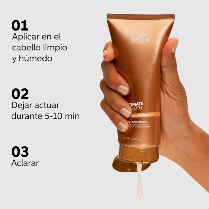 Wella Professionals Ultimate Smooth Acondicionador 200 ml - Hidratación Intensa, Cabello Suave y Radiante 8