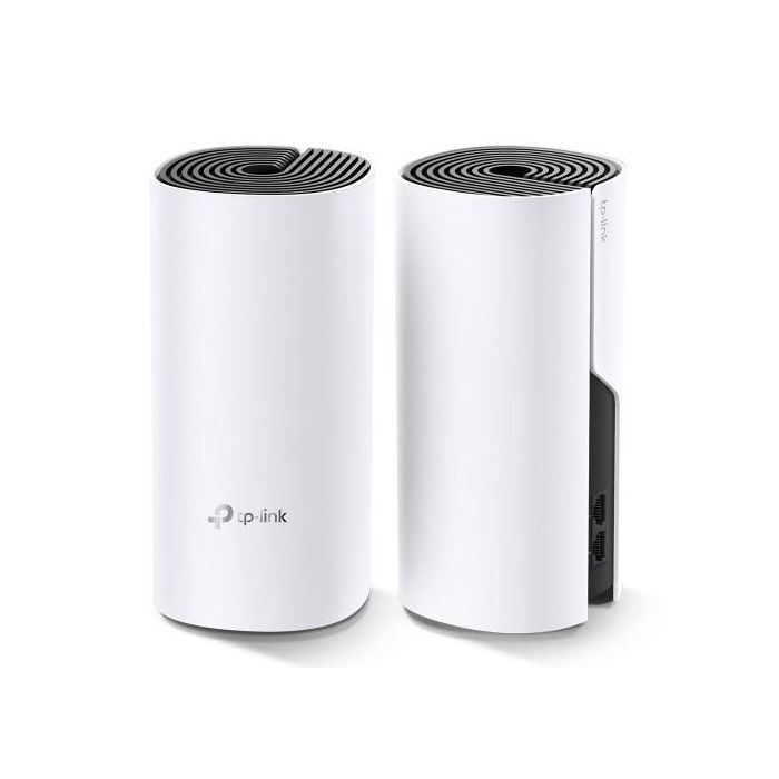 TP-LINK Deco M4 (2-pack) Router Inalámbrico Doble Banda 2.4 GHz / 5 GHz Gigabit Ethernet Negro Blanco 1