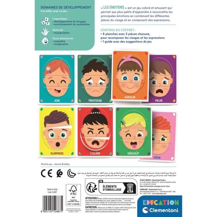 Clementoni 8005125528875 Emociones 5