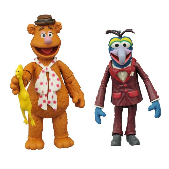 Diamond collection Set 2 Figuras Diamond Select Toys de Gonzo y Fozzie de Los Teleecos