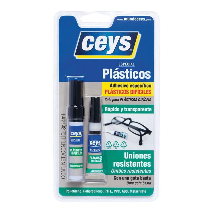 Ceys Especial plasticos dificiles 3 g+4 ml 504114