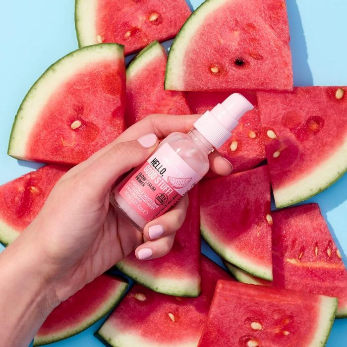 Essence HELLO, GOOD STUFF! Glow Serum Primer Hidratante Facial con Agua de Sandía, Niacinamida, Vegano, 30 ml 4 Essence HELLO, GOOD STUFF! Glow Serum Primer Hidratante Facial con Agua de Sandía, Niacinamida, Vegano, 30 ml 4