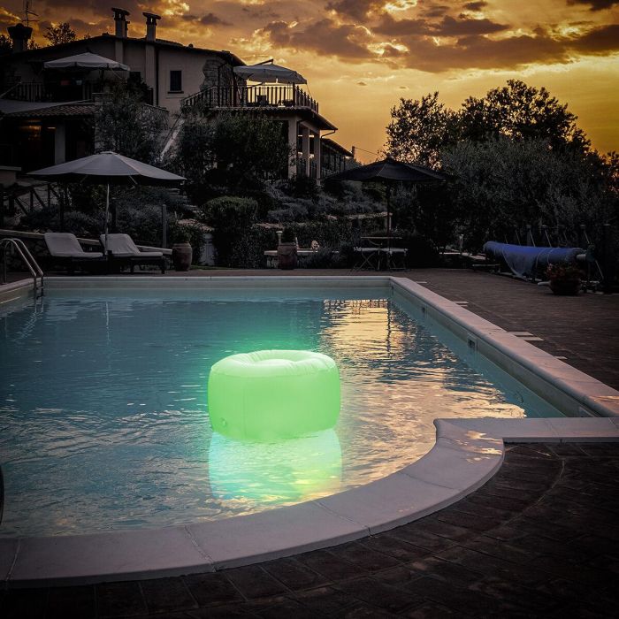 Asiento Hinchable con LED Multicolor y Mando a Distancia Pulight InnovaGoods 7 Asiento Hinchable con LED Multicolor y Mando a Distancia Pulight InnovaGoods 7