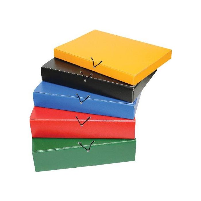 Carpeta De Proyectos Mariola Serie Mallorca Lomo 5Cm Gomas Rojo