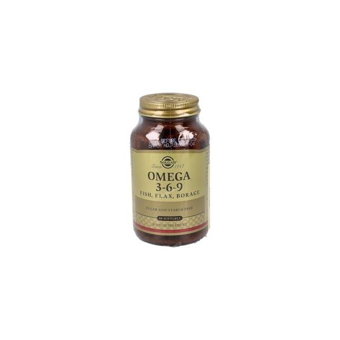 SOLGAR Omega 369 60 Cápsulas Gelatina Blanda