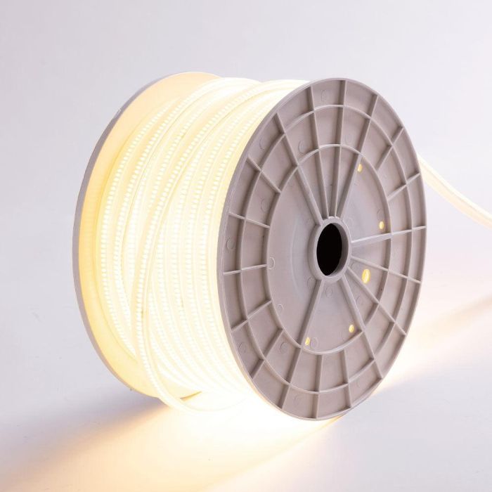 Tira LEDs COB 450W 34.200Lm CRI85 220VAC x 50M [HO-COB220-9W-WW]-Blanco Cálido 2